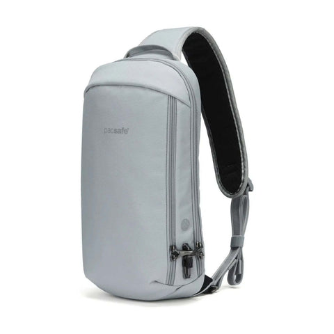 Pacsafe V Tech Anti-Theft RFID Blocking Slashguard Sling Pack 10L Digital Grey