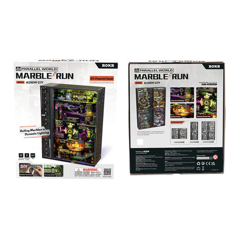 Robotime Marble Run Alchemy City with Elevator