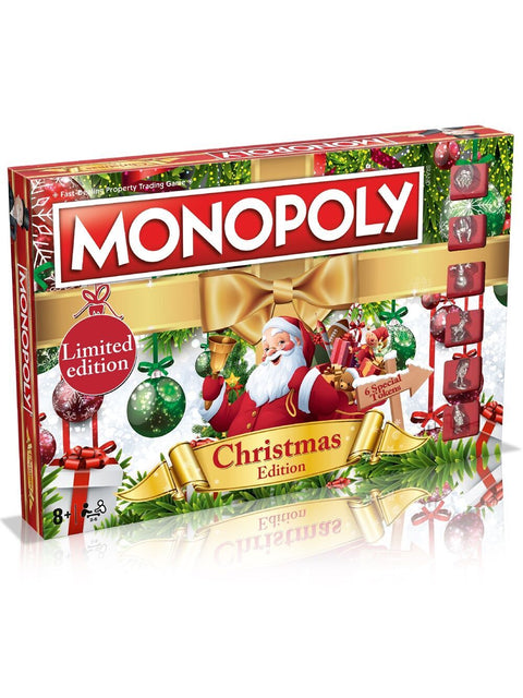Christmas Warehouse - XMTY2418 Monopoly: Christmas Edition Board Game | Festive Property Trading Set Various