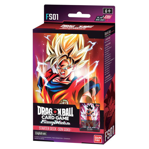 Bandai Dragon Ball Super Card Game Fusion World Starter Deck Son Goku FS01