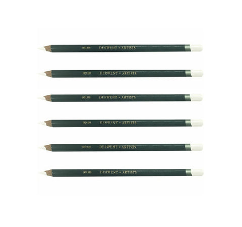 Derwent Artists Pencil (Chinese White) [Pack 6]