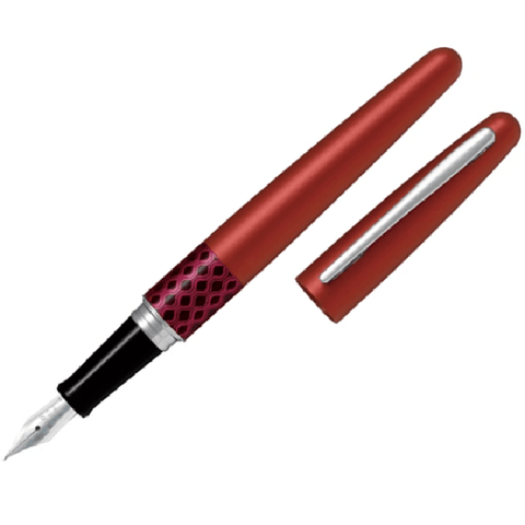 Pilot MR3 Metropolitan Fountain Pen Fine Nib Black (Red Wave)