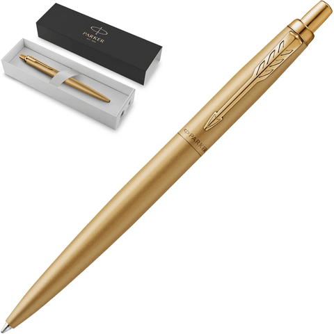 Parker Jotter XL Ballpoint Pen Large Monochrome Matte Gift Box (Yellow Gold)