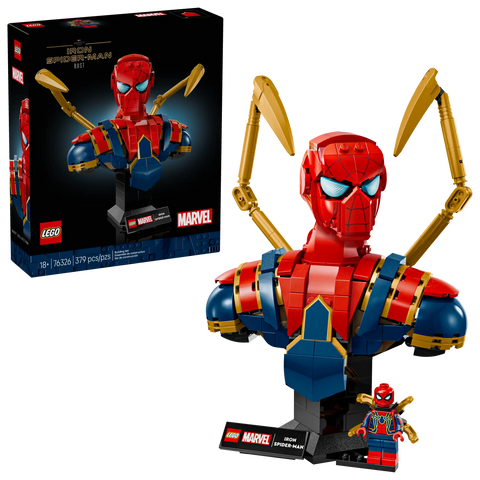 Lego Marvel Iron Spider-Man Bust