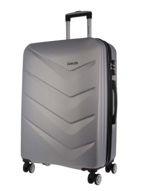 Pierre Cardin Medium Suitcase Hard-Shell Luggage Bag 111.3L/70cm Silver