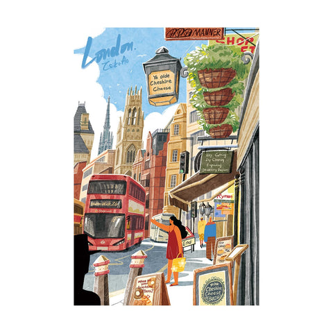 Robotime 1000-Pieces Walk in London Puzzle