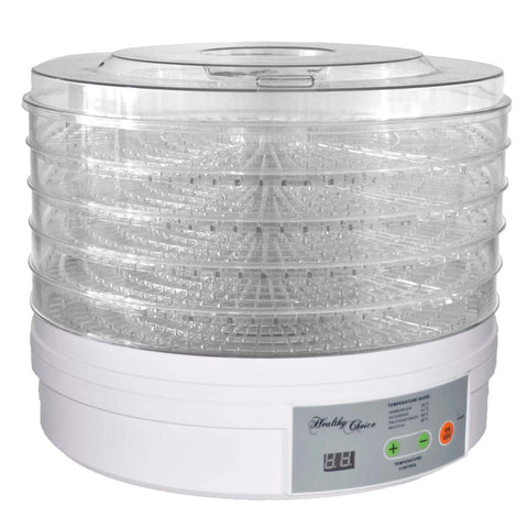 Healthy Choice 5 Tray Food Dehydrator with 2 Power Levels