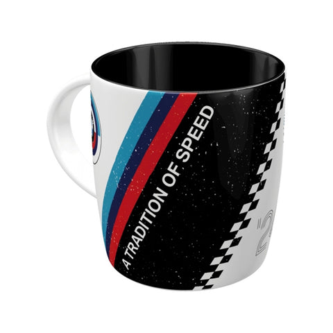 Nostalgic-Art Ceramic Coffee Mug BMW Motorsport Retro Design 330ml