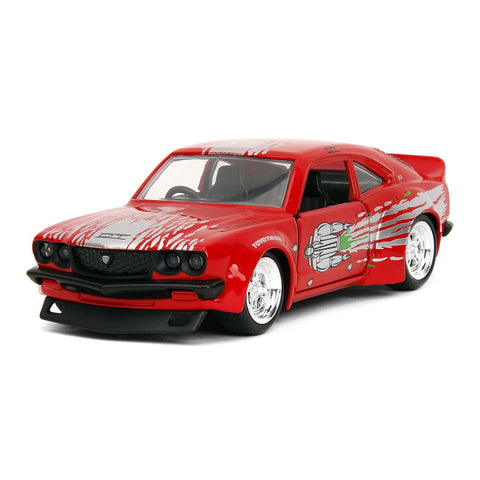 Jada 1:32 Scale Fast & Furious 1974 Mazda RX-3 Red Diecast Vehicle Model