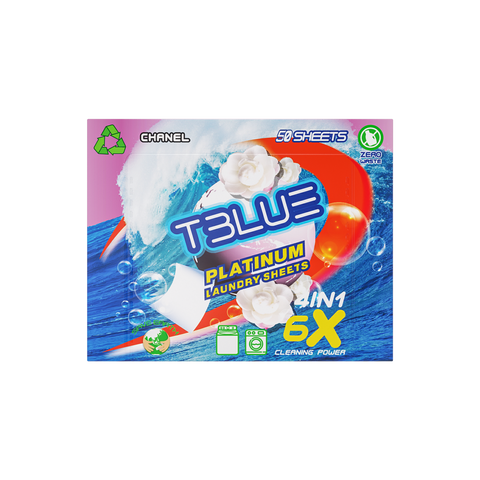TBLUE Laundry detergent Sheet Chanel (50 Loads)