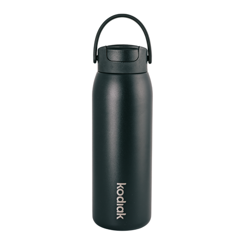 Kodiak Impact 946ml Insulated Stainless Steel Bottle with Straw Lid - Black Moon