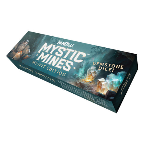 Metallic Dice Games MDG Misfit Gemstone Mystic Mines Dice Set