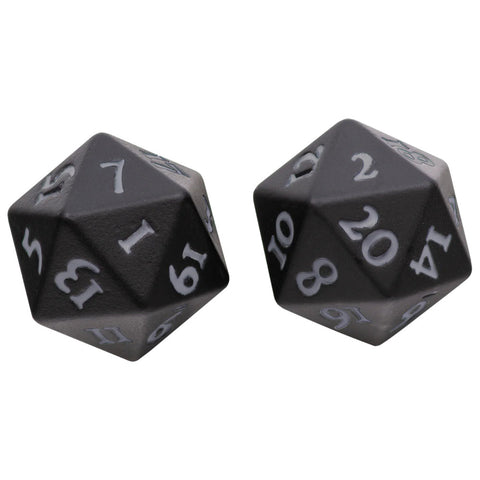 Ultra Pro: UP15943 Vivid Heavy Metal Dice (Black)