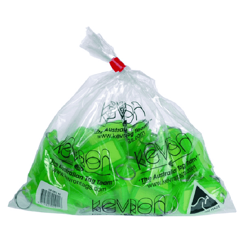 Kevron Key Tag ID5 Green Pack 50