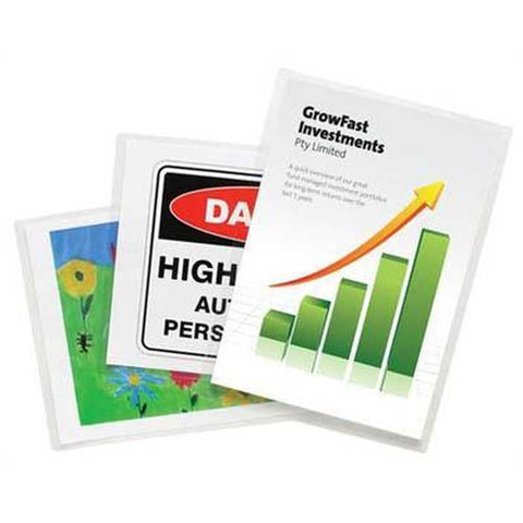 Rexel Pack 25 Laminating Pouch 180 Micron A4 Clear