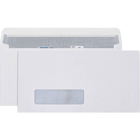Cumberland DLX Envelopes Secretive Window Strip Seal 20x235mm White Box 500