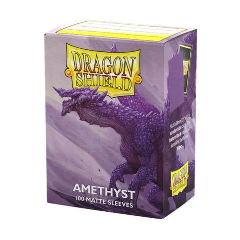 Arcane Tinmen Dragon Shield Standard 100ct Matte Amethyst Purple Sleeves 63x88mm