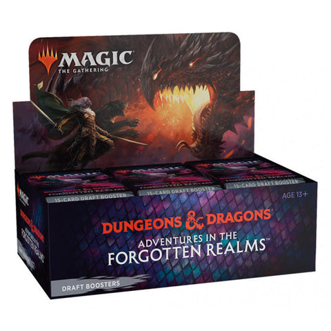 Wizards Of The Coast Magic Dungeons & Dragons Adventures in the Forgotten Realms Draft Booster Box MTG D&D