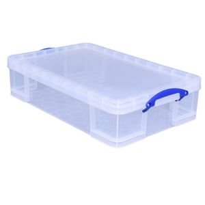 Really Useful Box 33 Litre Clear CD/DVD Storage Box