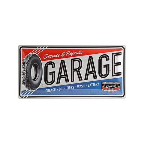 Nostalgic-Art Garage Wall Decor 25x50cm Metal Long Sign Plaque