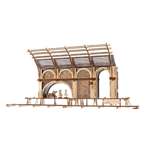 Ugears Harry Potter Platform 9 3/4 Wooden 3D Puzzle Model Kit