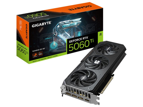GIGABYTE GeForce RTX 5060 Ti GAMING OC 8GB GDDR7 PCIe 5.0 Graphics Card