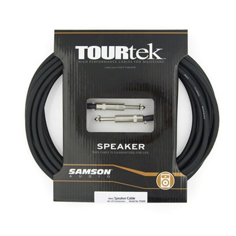 TourTek Male Cable Connector For Speaker Audio System 0.35m (Black)