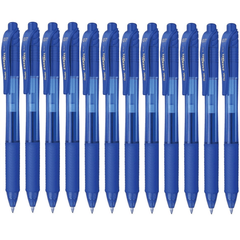 Pentel BL110 Box 12 Energel-X Retractable Gel Ink Pen 1.0mm (Blue)