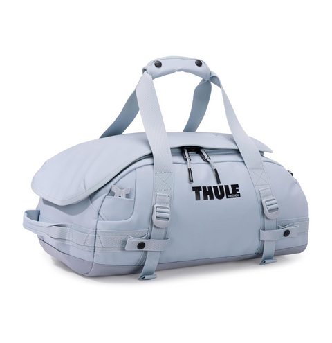 Thule Chasm 30L Duffel Overnight Bag Convertible Backpack Duffle in Soft Blue