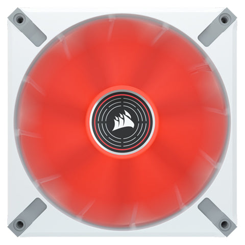 Corsair 140mm ML140 LED ELITE Premium White Fan (Red/White)