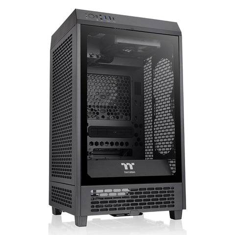 Thermaltake CA1X900S1WN00 Tower 200 Mini TG Mini-ITX Case (Black)