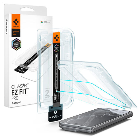 Spigen Google Pixel 11 Pro Fold Glas.tR EZ Fit Pro 2PCS Glass Screen Protector (Clear)