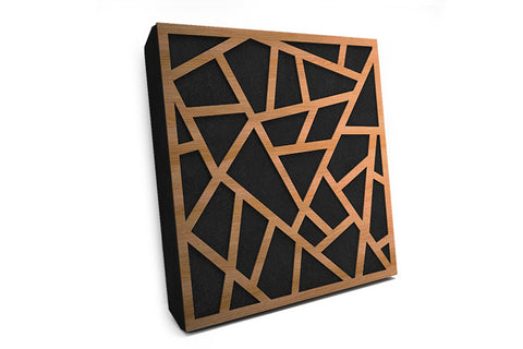 Elite Sound Acoustics 70mm Panel Foam Absorption Diffuser (Skyros Oak)
