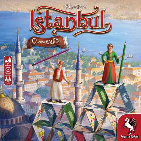 Pegasus Spiele Istanbul: Choose & Write Board Game