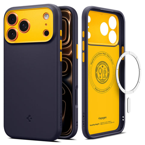 Spigen Apple iPhone 17 Pro Max Nano Pop (MagFit) Case (Blueberry Navy)