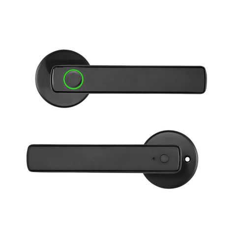 Connect SmartHome Fingerprint Smart Internal Door Handle Lock (Black)