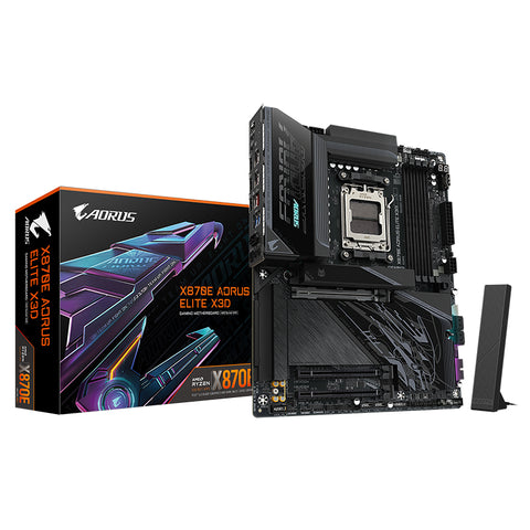 Gigabyte X870E Aorus Elite X3D AM5 ATX Motherboard (X870E AORUS ELITE X3D)