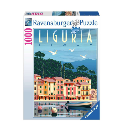 Ravensburger 1000pc Postcard from Liguria Italy Puzzle