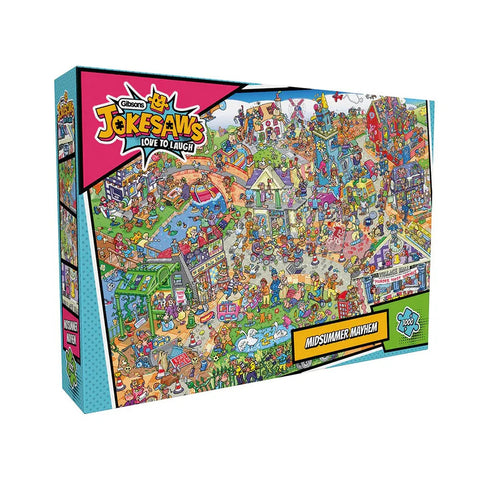 Gibsons 1000-Pieces Jokesaws Midsummer Mayhem Puzzle