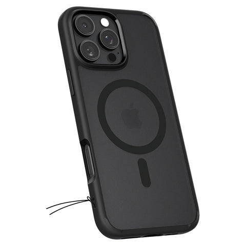Spigen Apple iPhone 16 Pro Max Ultra Hybrid (MagFit) Case - Frost Black Case/Graphite Ring