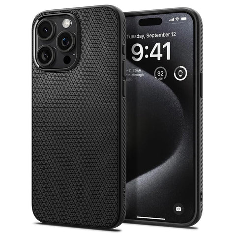 Spigen Apple iPhone 15 Pro Liquid Air Case - Black