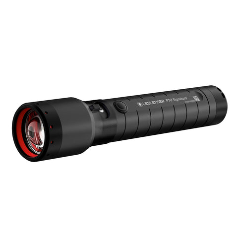 Ledlenser P7R Signature Flashlight 2500lm 340m 80h Rechargeable IP68 with ModeSelectRing/Charger/Pouch