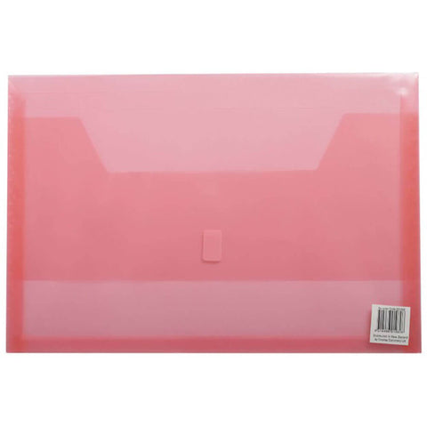 Colby Polywally Document Wallet (Foolscap) - Pink