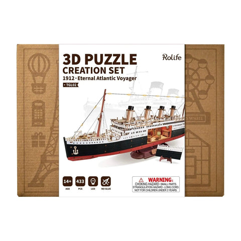 Robotime DIY 1912 Eternal Atlantic Voyager (Titanic)