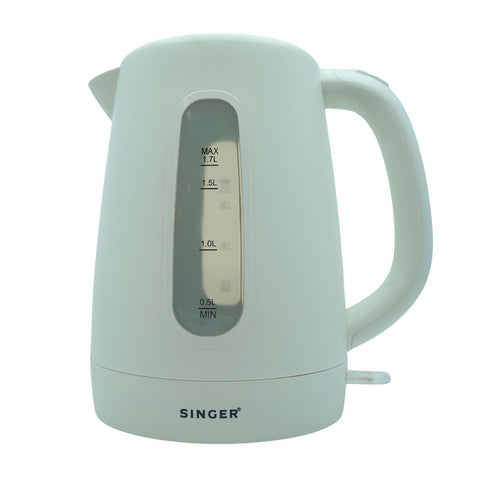 SINGER 1.7 Litre Kettle with Water Level Indicator and Removable Filter