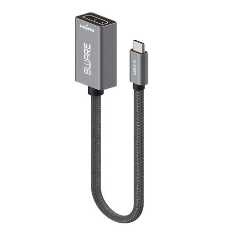 8ware USB-C to HDMI Male to Female Adapter Converter Cable - 10cm