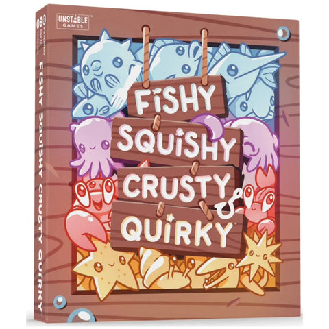 Tee Turtle Fishy Squishy Crusty Quirky Family Game