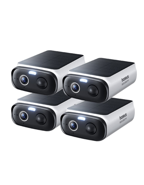 Baseus S1 Lite 2K Solar Security Camera 4 Pack (White)