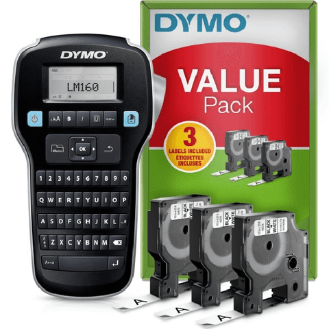 Dymo Labelmanager LM160P Label Maker Portable Value [Pack 3]