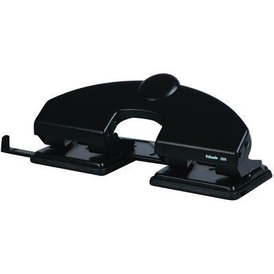 Esselte 4 Four Hole Punch 25 Sheet Black Paper Puncher